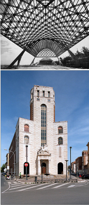 Futurist buildings in Maremma Tuscany