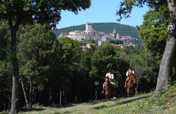 Butteri cowboys ride near Capalbio comune.capalbio.gr.it