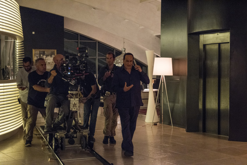 Photo by Gianni Fiorito - LORO - Sorrentino Movie filmed in the Hall of Argentario Golf & Wellness Resort