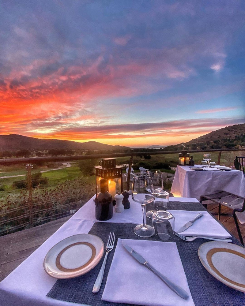 Panoramic dining at Argentario Golf & Wellness Resort. Photo by @ginnielle
