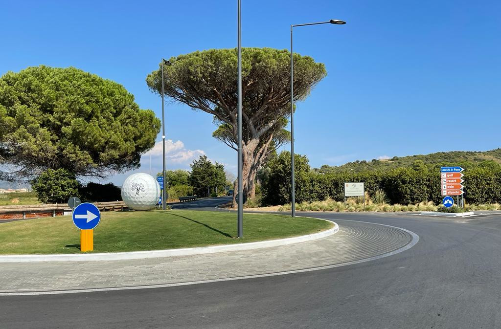world largest biggest golf ball tuscany italy
