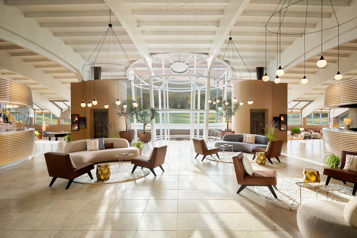 the new hall of Argentario Golf & Wellness Resort