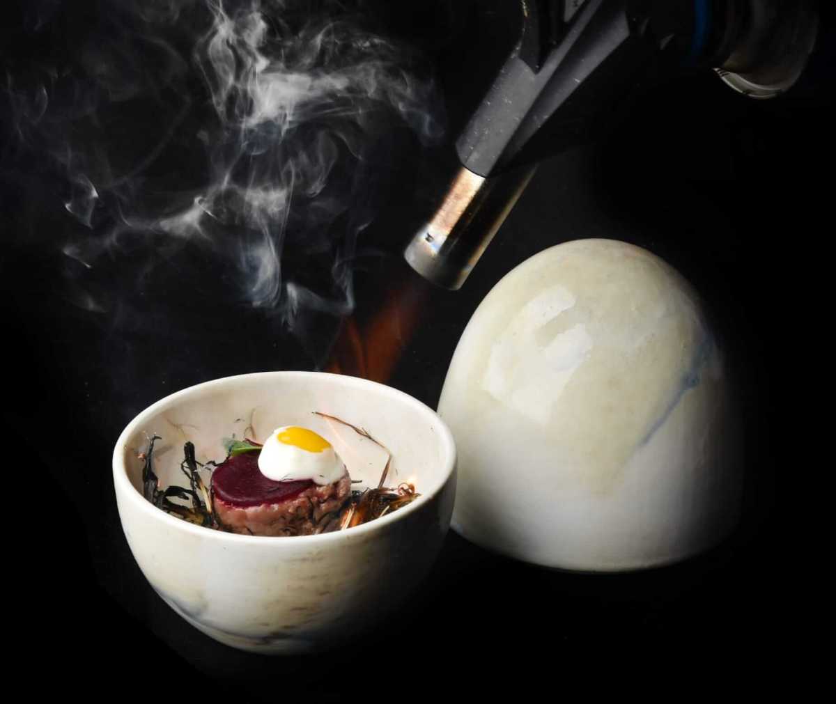 fine dining in autumn at argentario